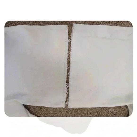 AG JODI Crop White Jeans Raw Hem  Size 28 - Picture 9 of 13